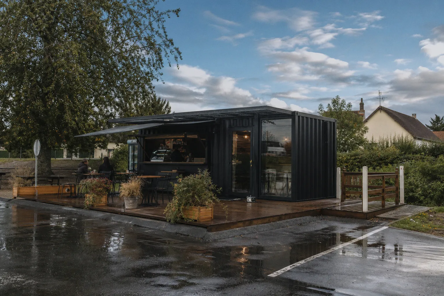 American’Burger à Saint-Soupplets : le pari du snack premium en conteneur