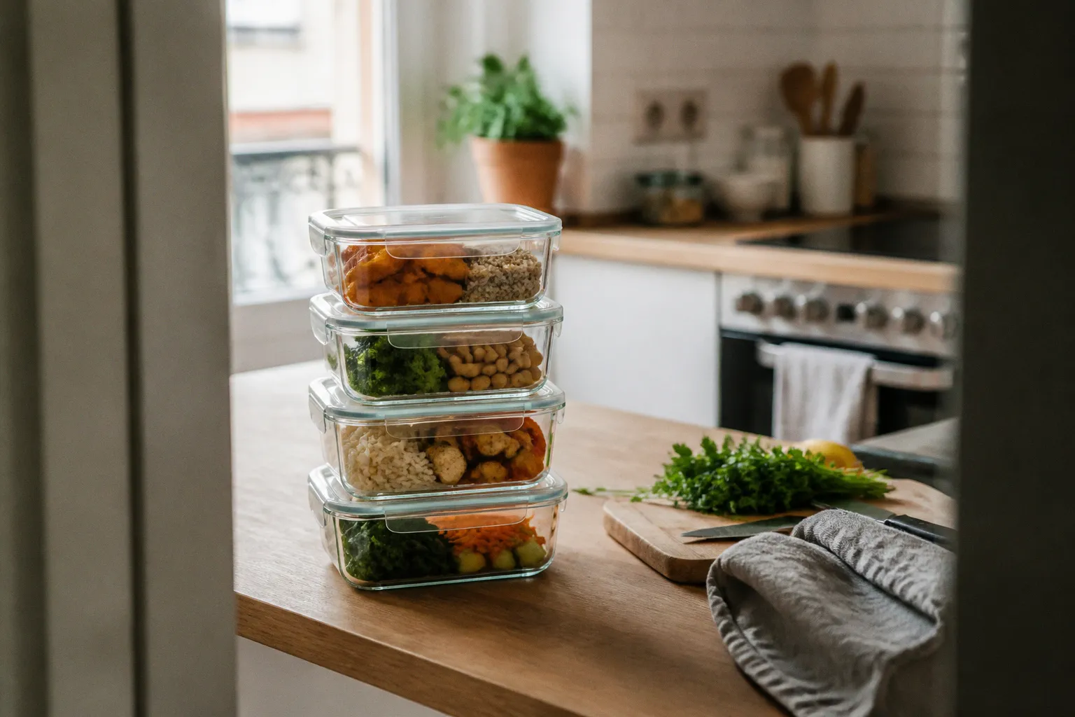 Boîtes de batch cooking : notre test de conservation