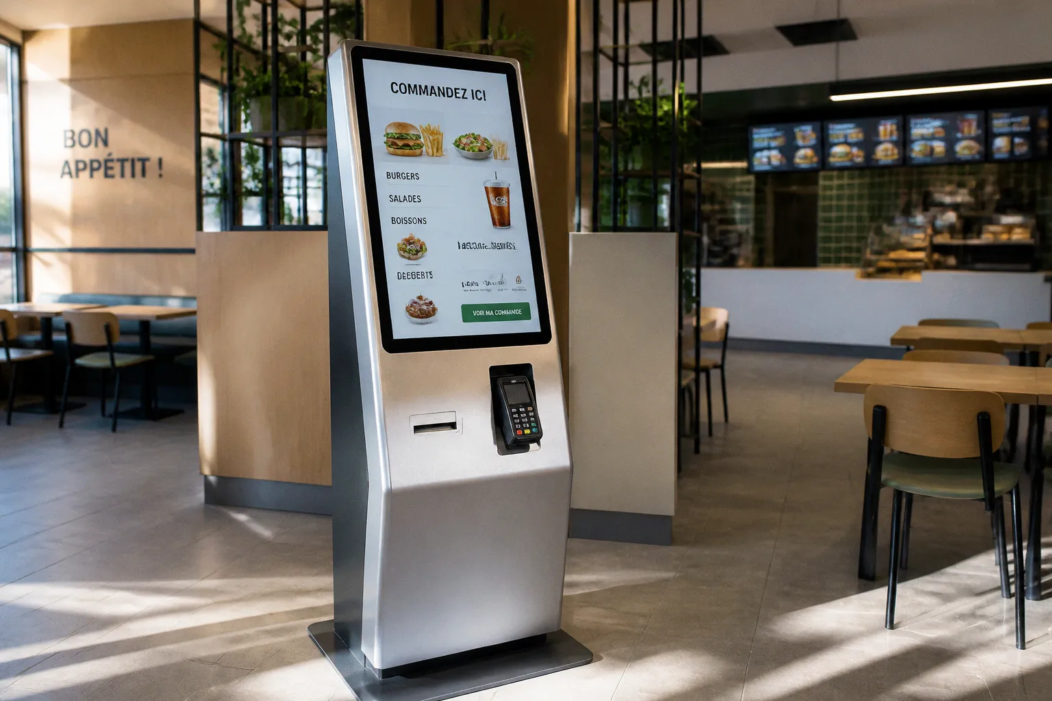 Borne de commande tactile : quel modèle pour votre restaurant ?