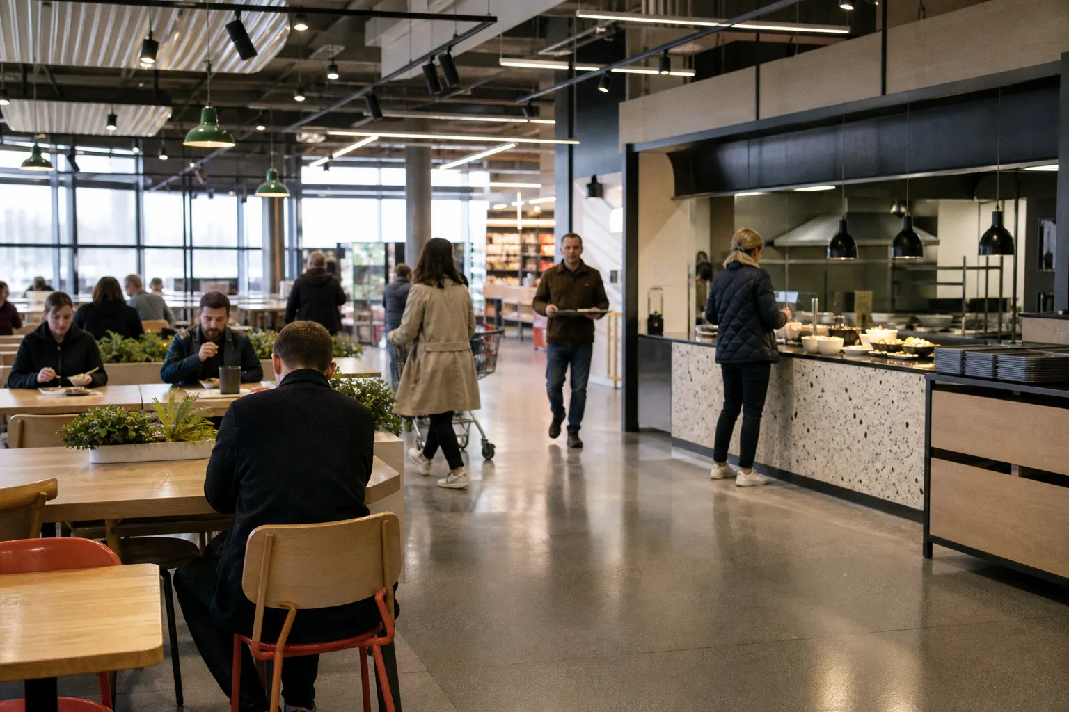 Comment les nouvelles stratégies de la grande distribution transforment la restauration rapide