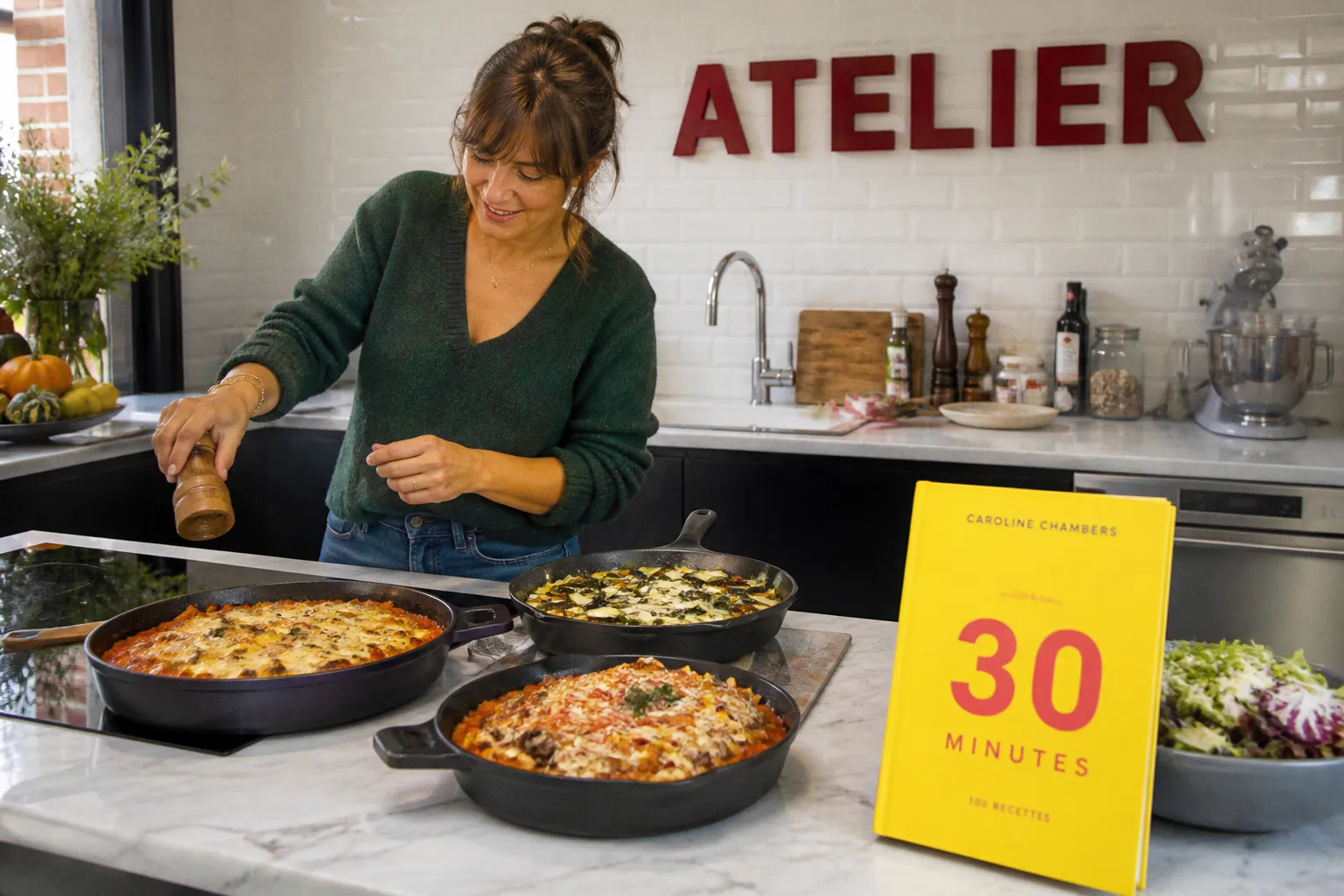 Dîners express : les astuces de Caroline Chambers pour cuisiner en 30 minutes