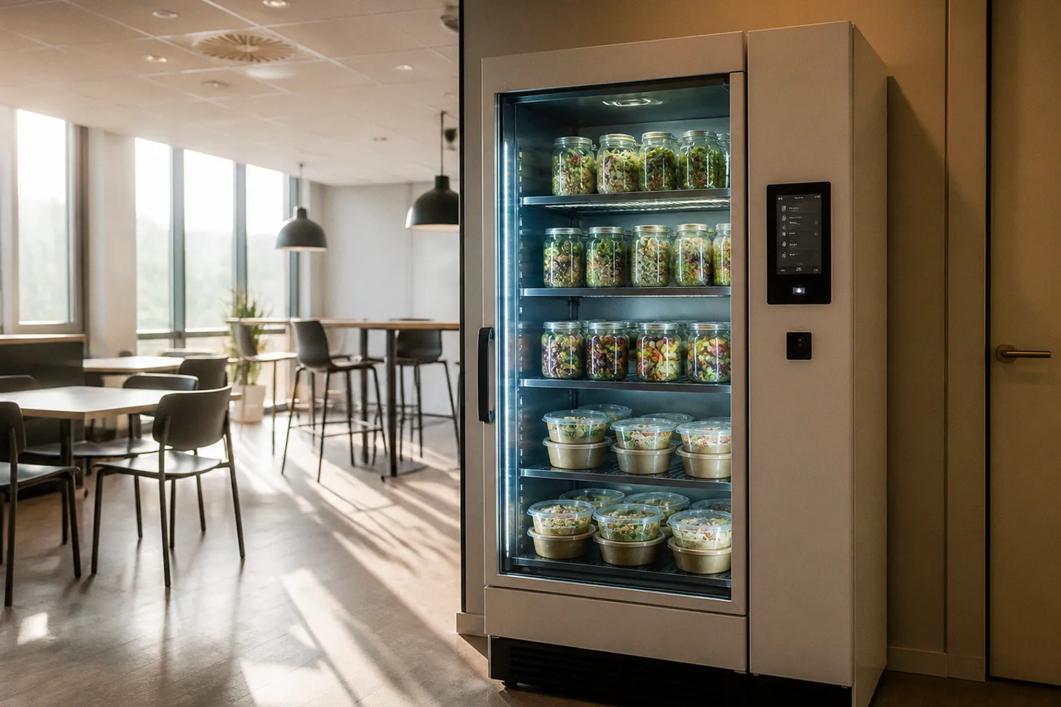 Frigos connectés : trois offres de cantine pour vos bureaux