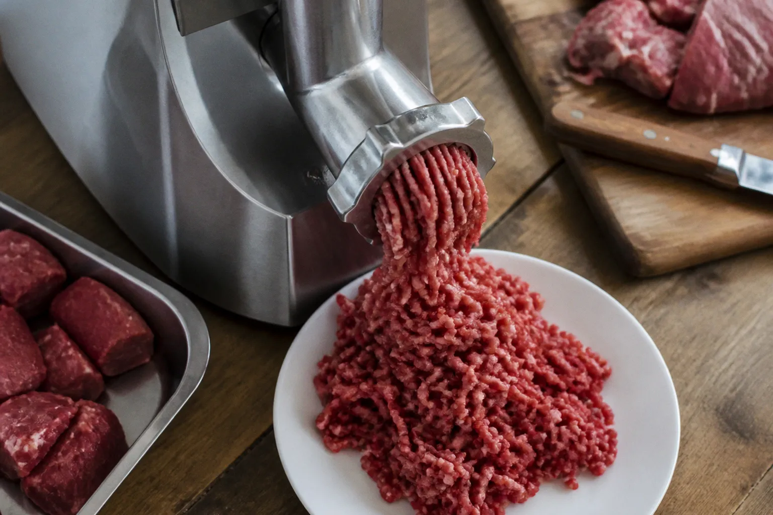 Hachoir à viande : trois modèles pour vos steaks hachés maison