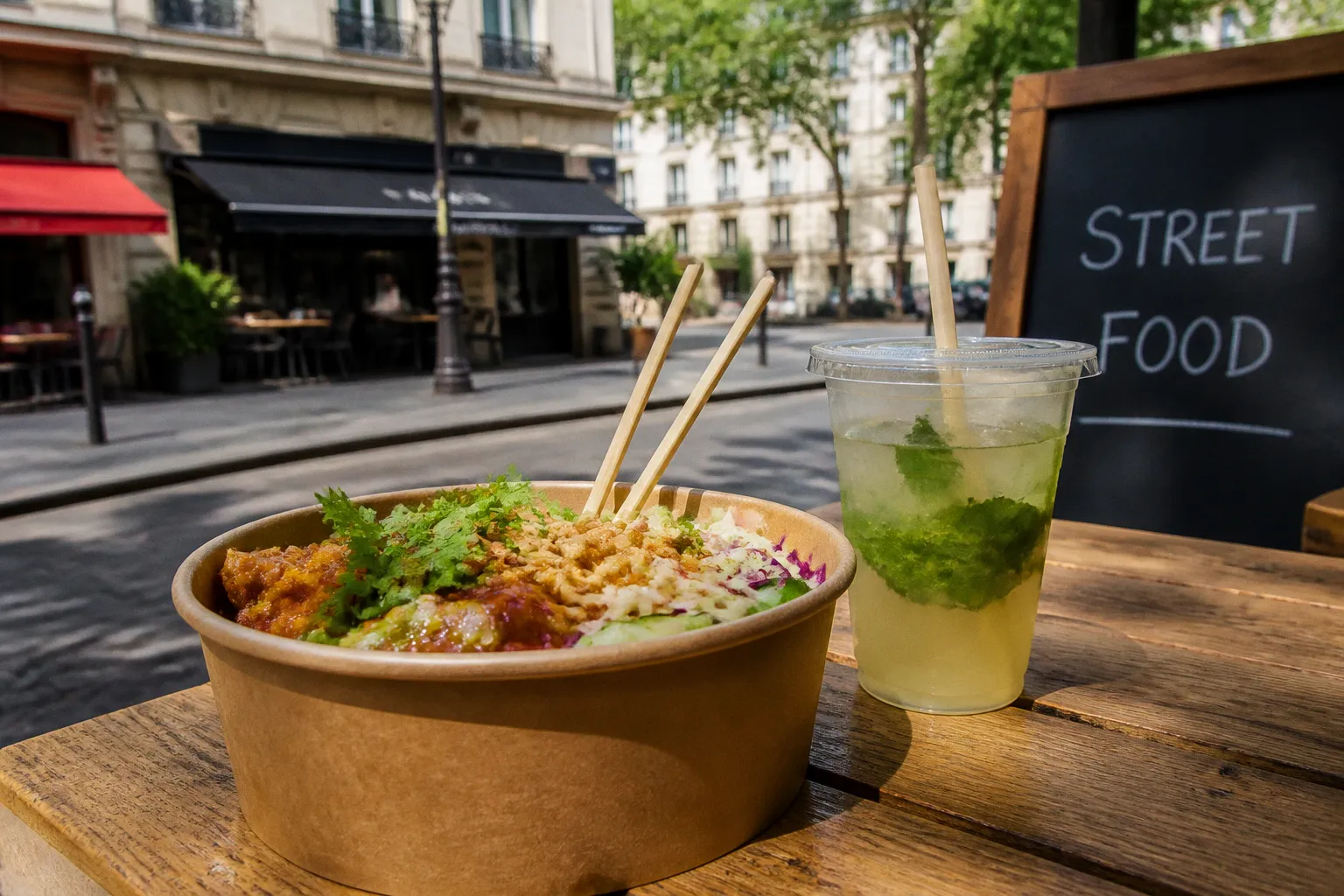 Où manger sur le pouce en terrasse à Paris : notre sélection des meilleures adresses