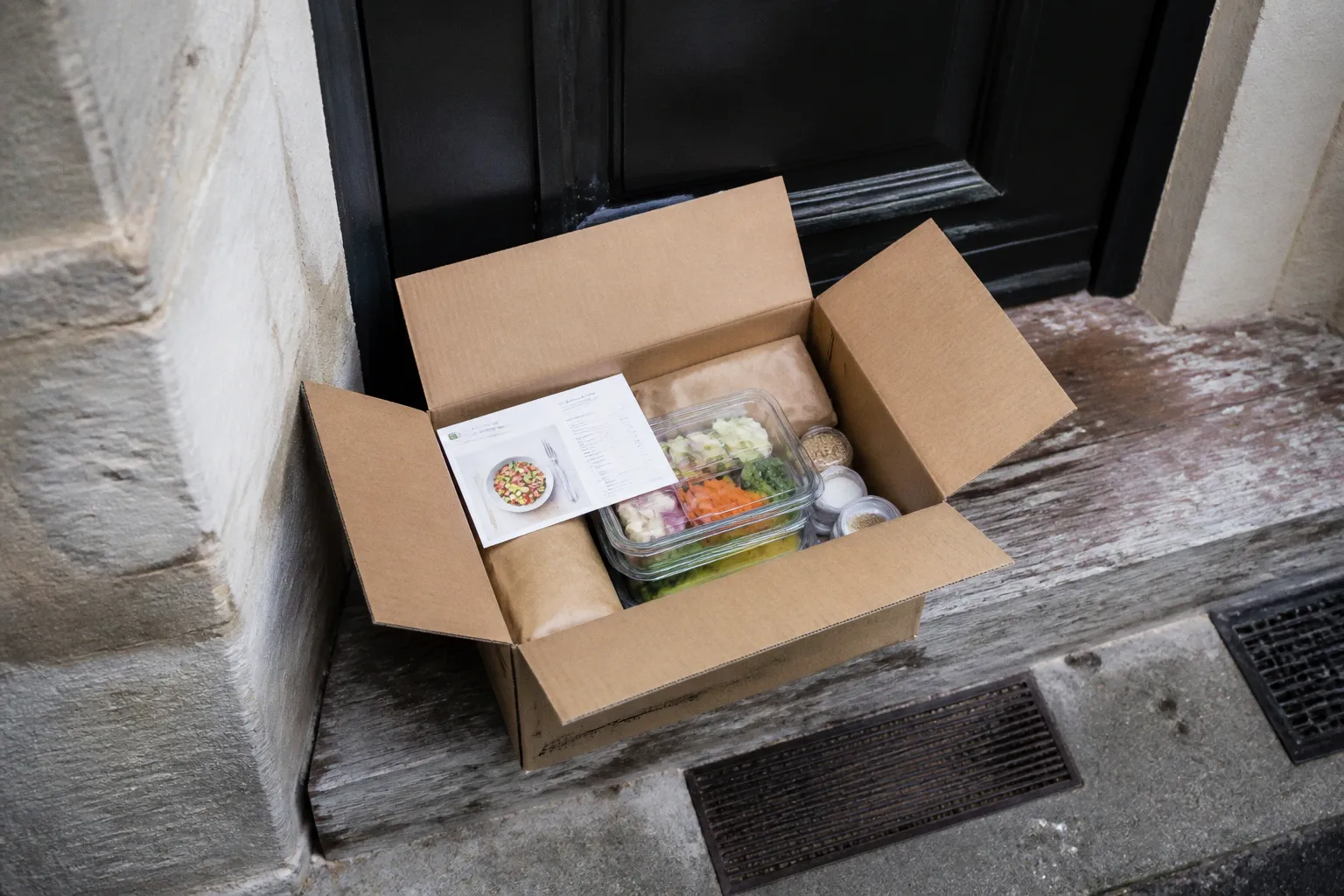 Paniers repas livrés : le test de trois marques