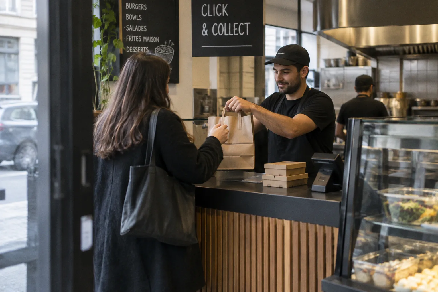 Solutions click and collect : quatre outils pour votre snack