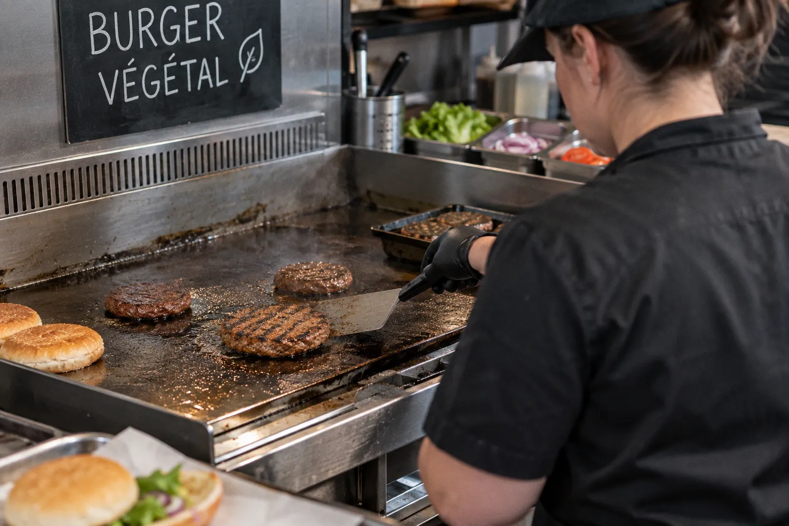 Viande végétale en fast-food : le verdict sur la rentabilité